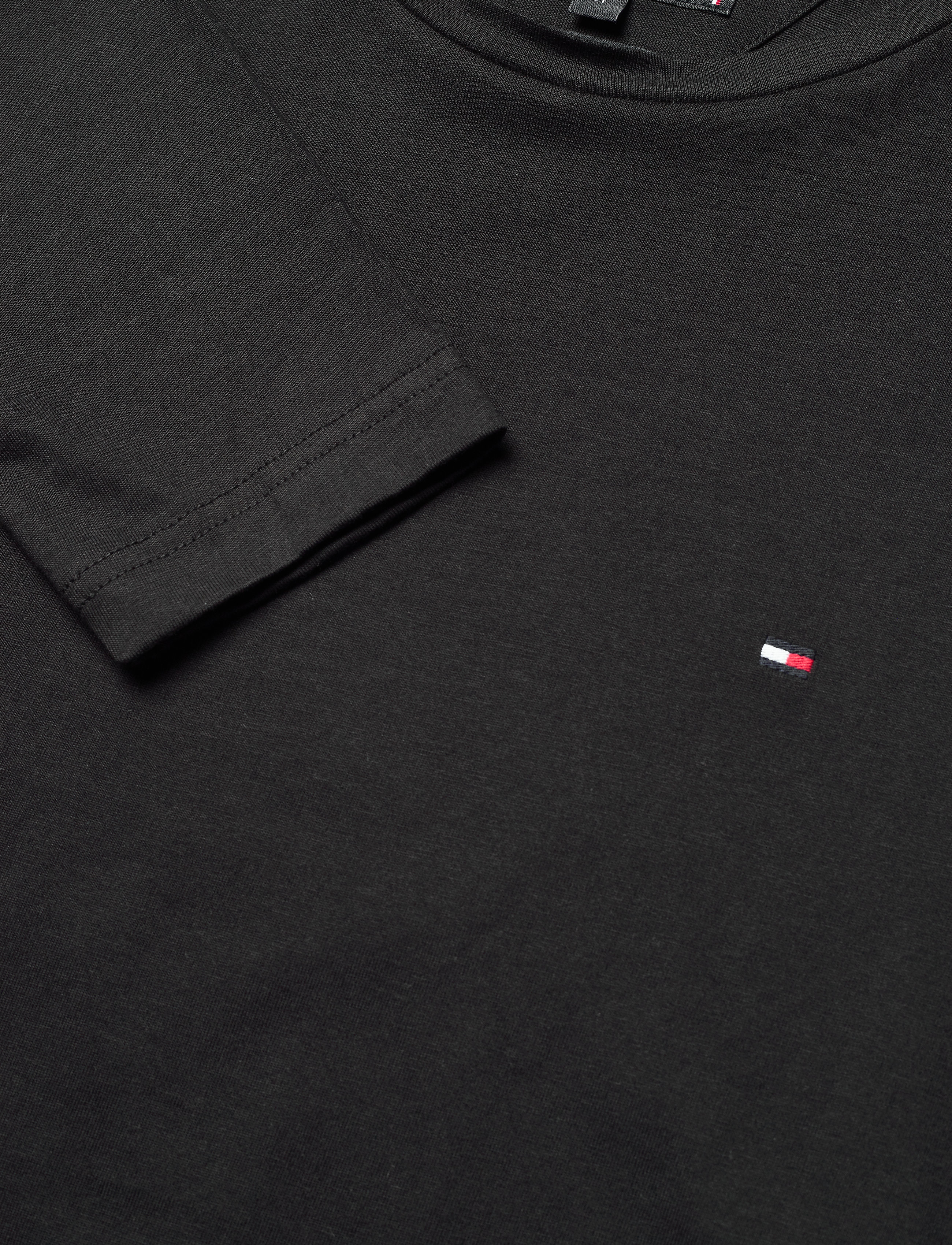 Tommy Hilfiger - TOMMY LOGO LONG SLEEVE TEE - langermabolir - black - 3