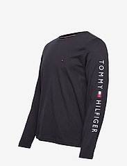 Tommy Hilfiger - TOMMY LOGO LONG SLEEVE TEE - long-sleeved t-shirts - desert sky - 3