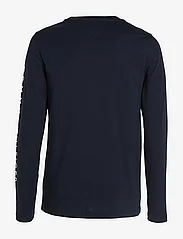 Tommy Hilfiger - TOMMY LOGO LONG SLEEVE TEE - long-sleeved t-shirts - desert sky - 7