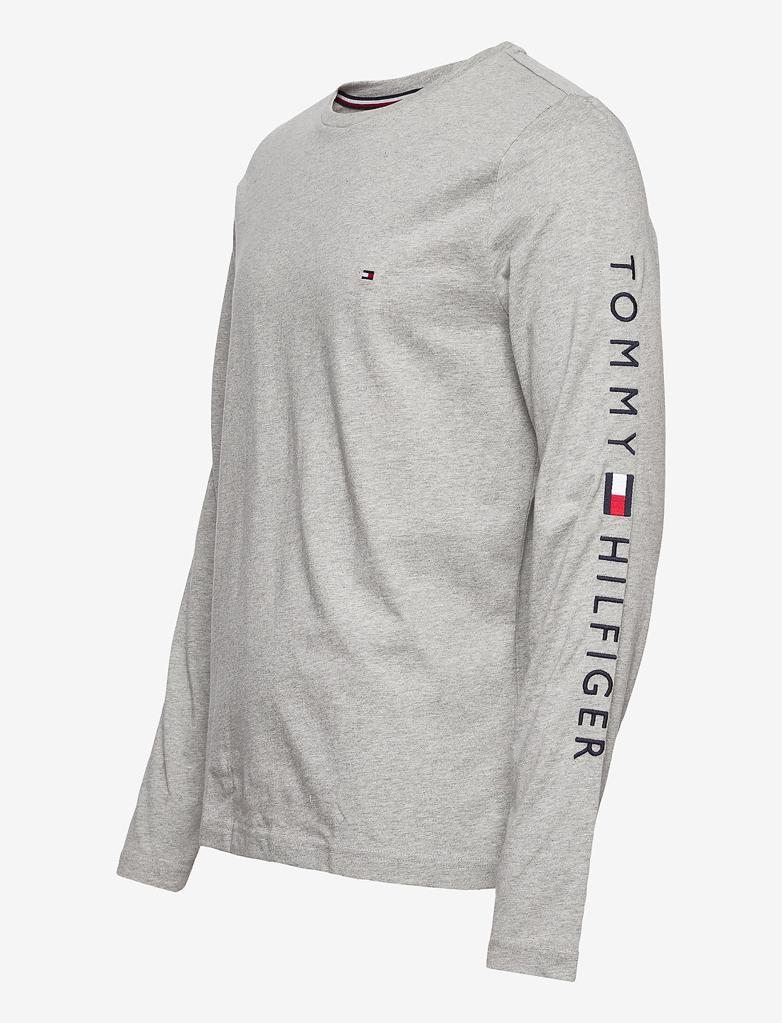 Tommy Hilfiger - TOMMY LOGO LONG SLEEVE TEE - t-shirts à manches longues - medium grey heather - 2
