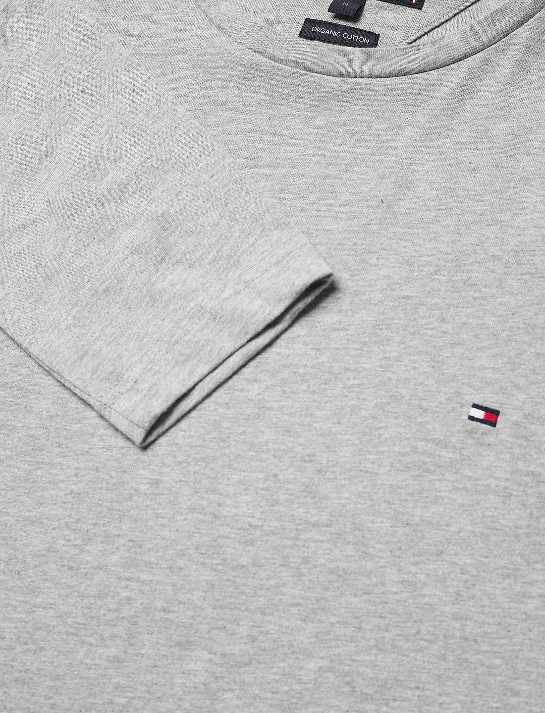 Tommy Hilfiger - TOMMY LOGO LONG SLEEVE TEE - t-shirts à manches longues - medium grey heather - 3