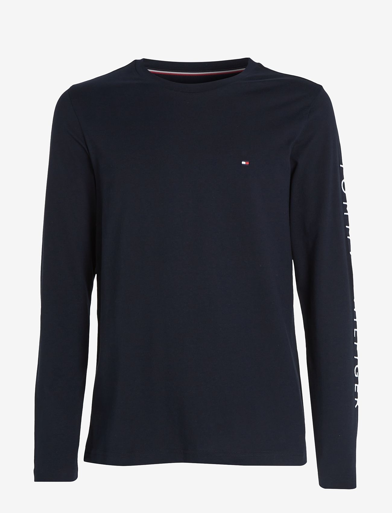 Tommy Hilfiger - TOMMY LOGO LONG SLEEVE TEE - pitkähihaiset - navy blue - 1