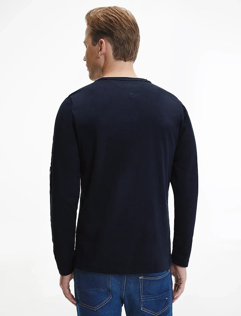Tommy Hilfiger - TOMMY LOGO LONG SLEEVE TEE - langärmelig - navy blue - 4