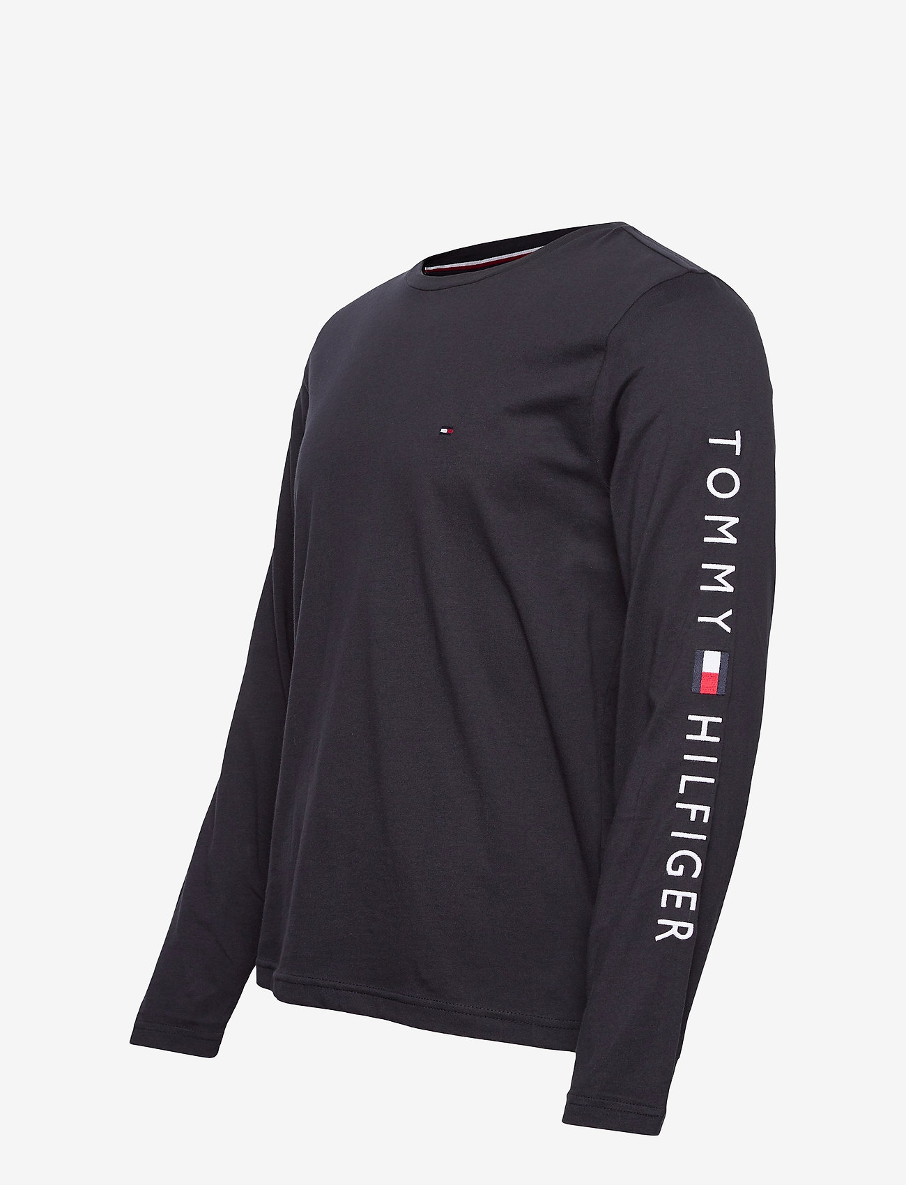 Tommy Hilfiger - TOMMY LOGO LONG SLEEVE TEE - long-sleeved t-shirts - navy blue - 3