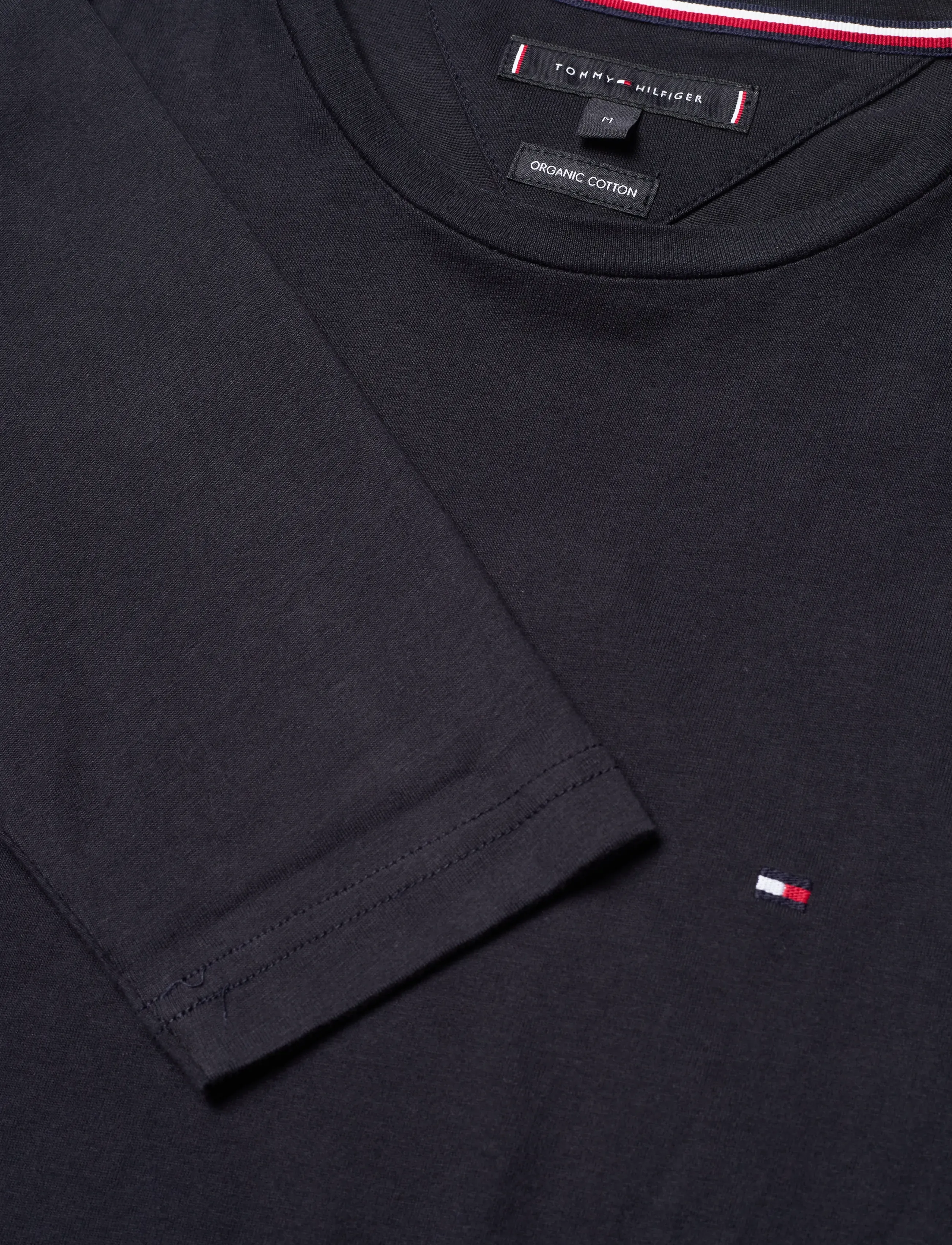 Tommy Hilfiger - TOMMY LOGO LONG SLEEVE TEE - long-sleeved t-shirts - navy blue - 5