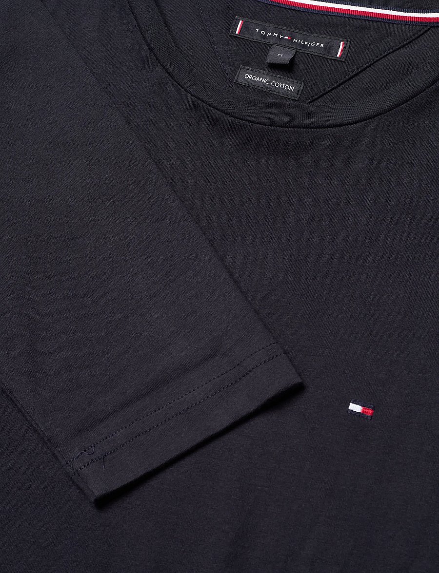 Tommy Hilfiger - TOMMY LOGO LONG SLEEVE TEE - pitkähihaiset - navy blue - 5