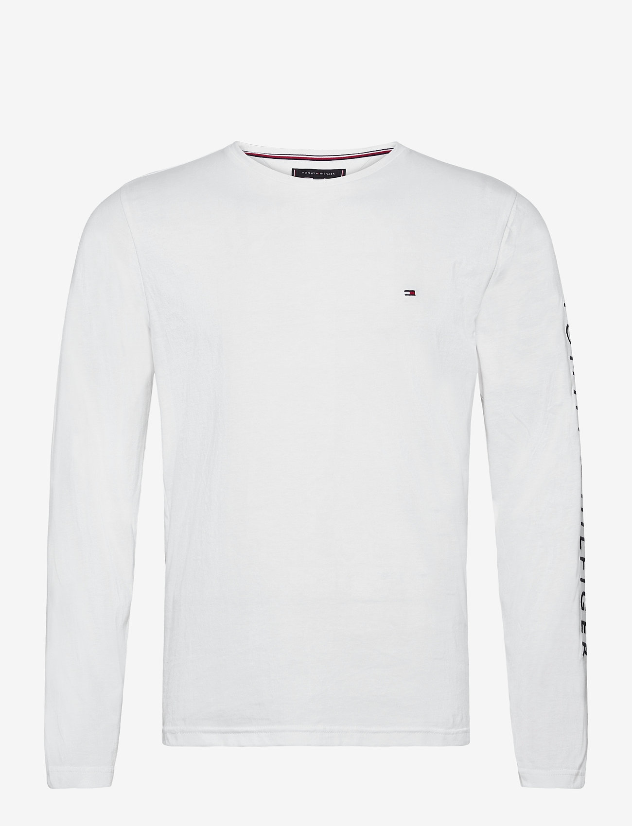 Tommy Hilfiger - TOMMY LOGO LONG SLEEVE TEE - perus t-paidat - white - 0