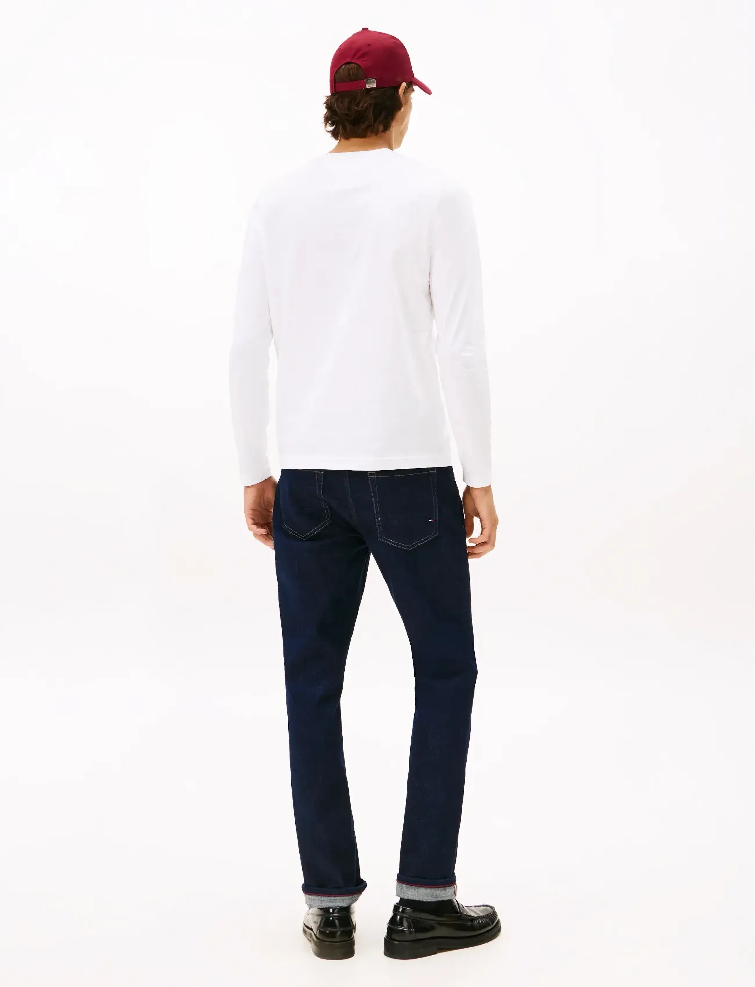 Tommy Hilfiger - TOMMY LOGO LONG SLEEVE TEE - langærmede t-shirts - white - 5