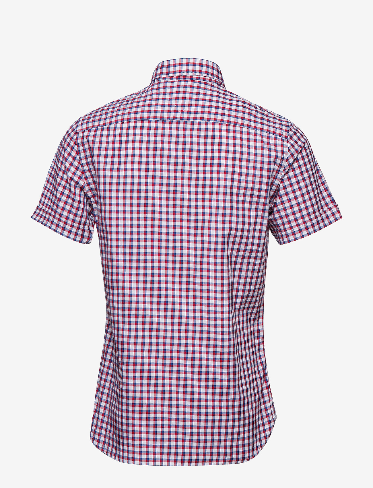 Tommy Hilfiger - WCC SLIM DOBBY CHECK SHIRT S/S - haute red / multi - 1