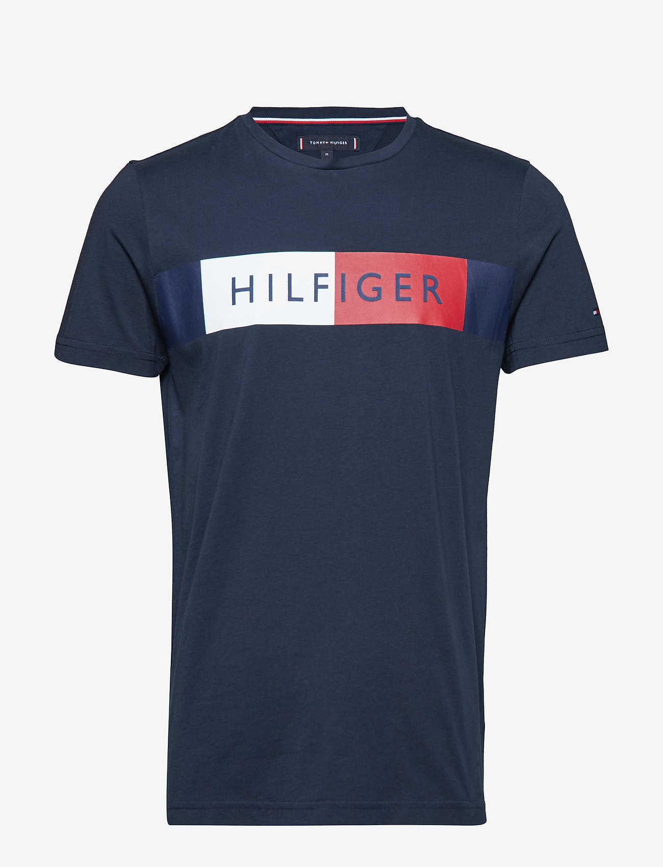 Tommy Hilfiger - STRIPE HILFIGER TEE - sky captain - 0