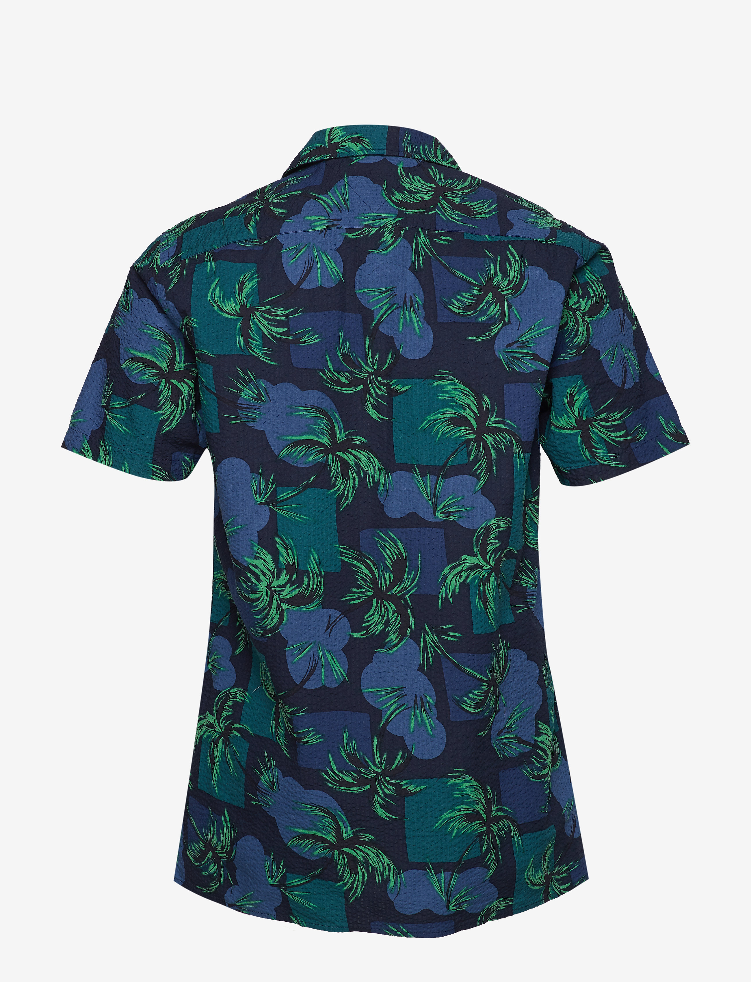 Tommy Hilfiger - PALM TREE PRINT SHIRT S/S - night sky / multi - 1