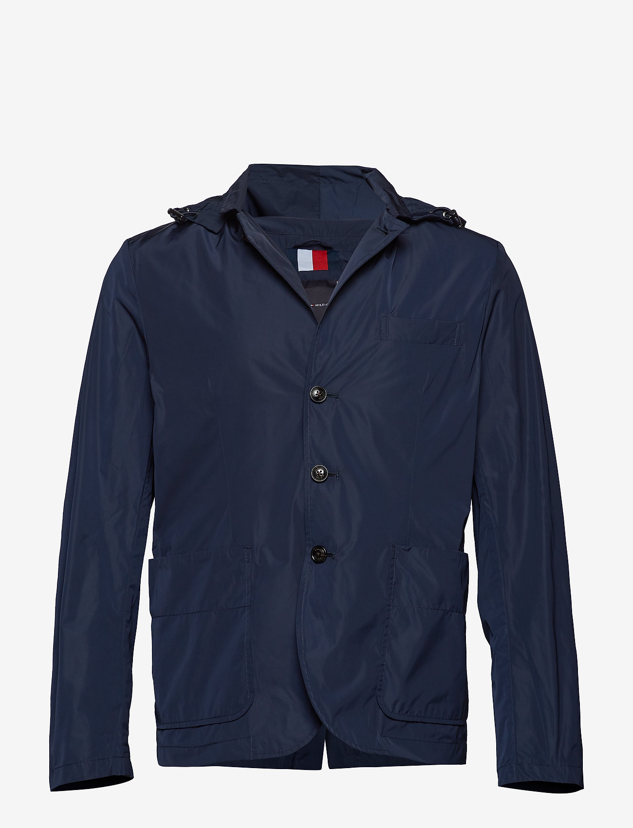 Tommy Hilfiger - PACKABLE HOODED BLAZER - sky captain - 0