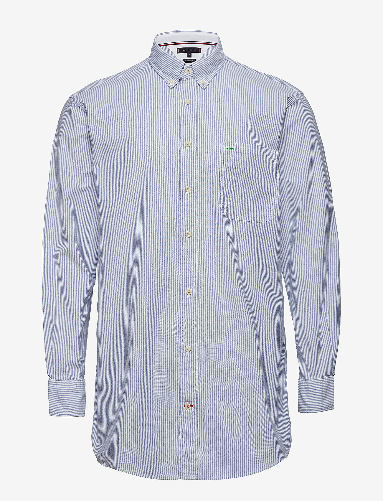 Tommy Hilfiger - ICON OVERSIZED STRIPE SHIRT - shirt blue / bright white - 0