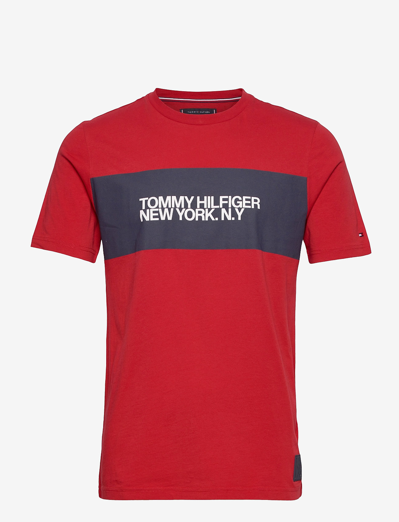 Tommy Hilfiger - BIG SCALE RELAXED FIT TEE - haute red - 0