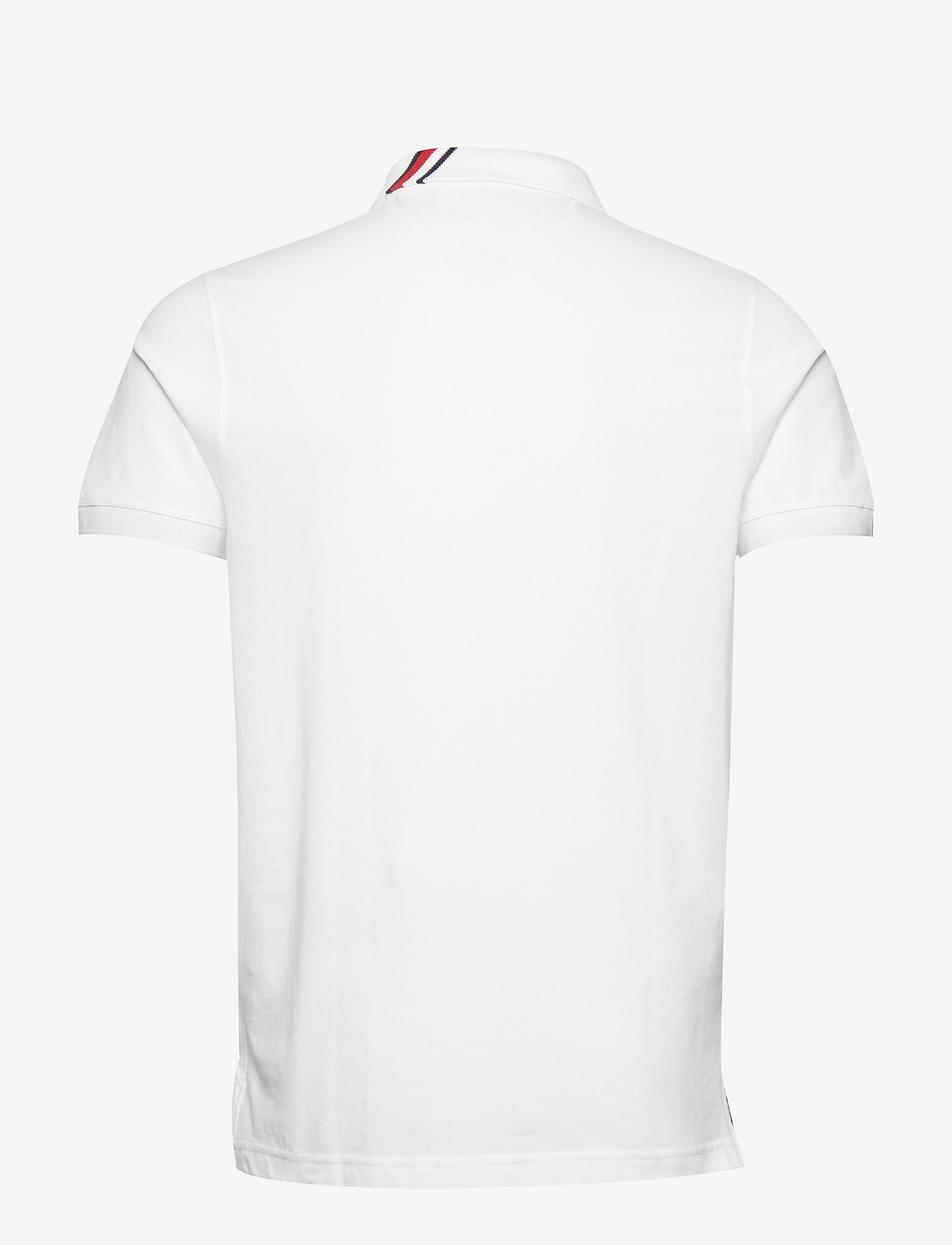 Tommy Hilfiger - GLOBAL STRIPED COLLAR SLIM POLO - bright white - 1