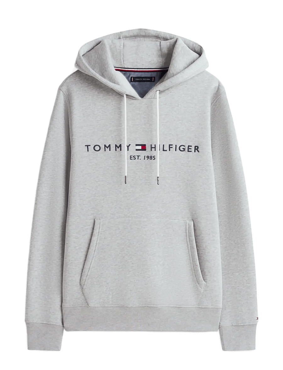 Tommy Hilfiger - TOMMY LOGO HOODY - kapuzenpullover - cloud htr - 1