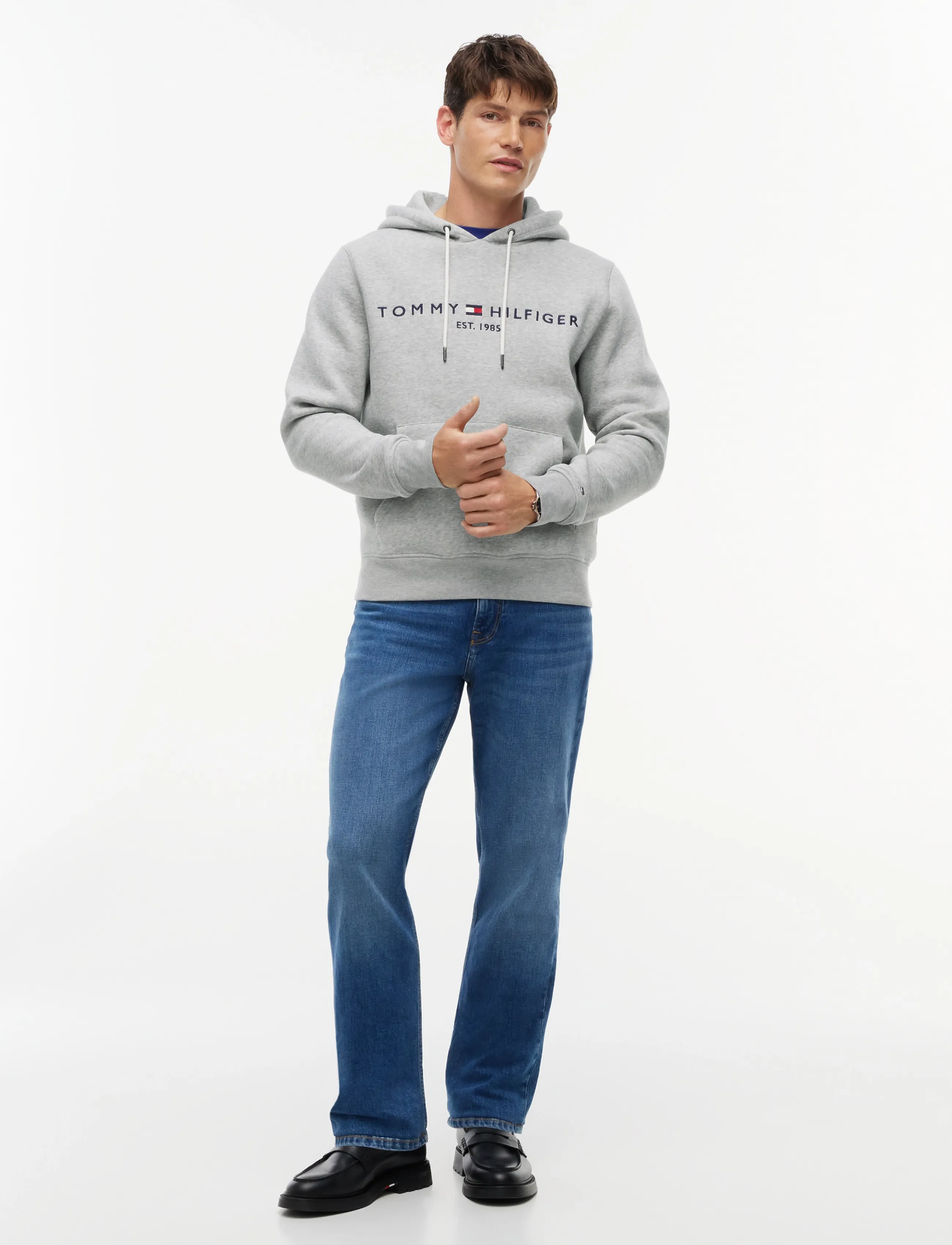 Tommy Hilfiger - CORE TOMMY LOGO HOODY - hættetrøjer - cloud htr - 4