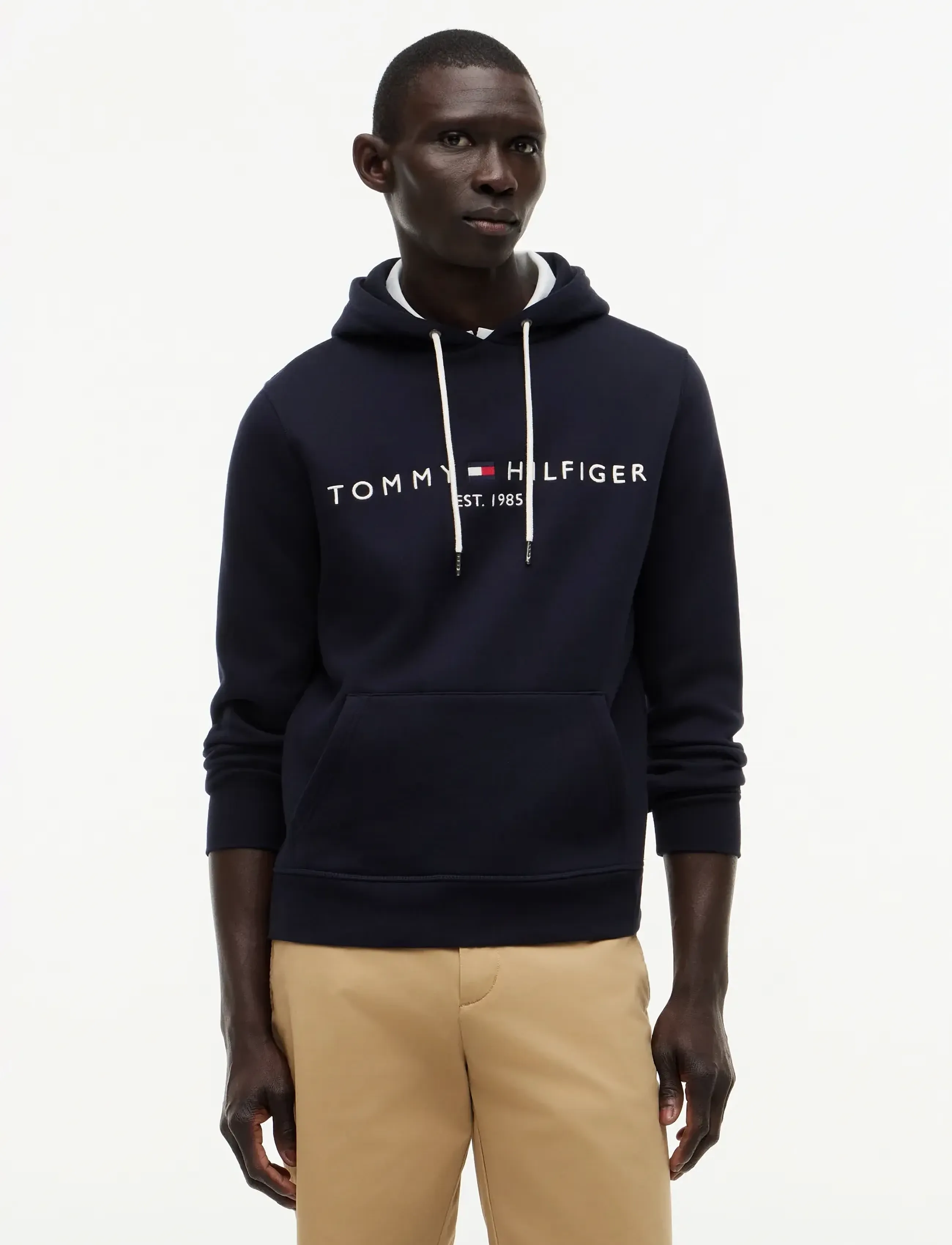 Tommy Hilfiger - TOMMY LOGO HOODY - hoodies - sky captain - 1