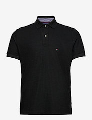 Tommy Hilfiger - HILFIGER REGULAR POLO - black heather - 0