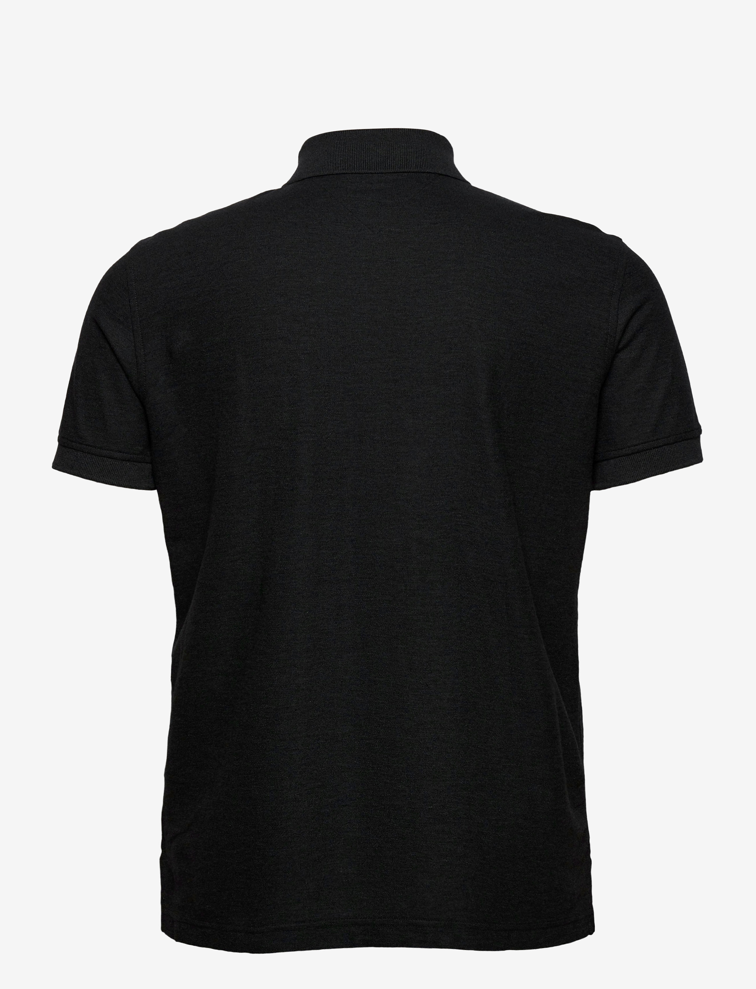 Tommy Hilfiger - HILFIGER REGULAR POLO - black heather - 1