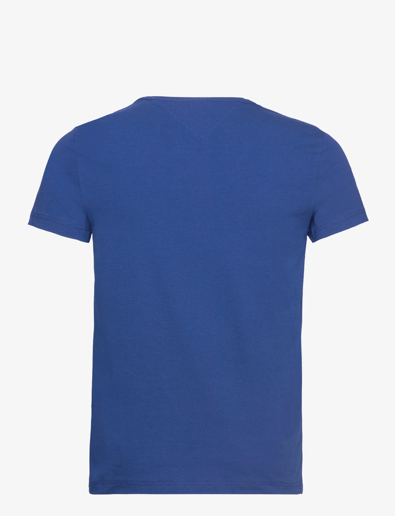 Tommy Hilfiger - STRETCH SLIM FIT TEE - basic t-shirts - anchor blue - 1
