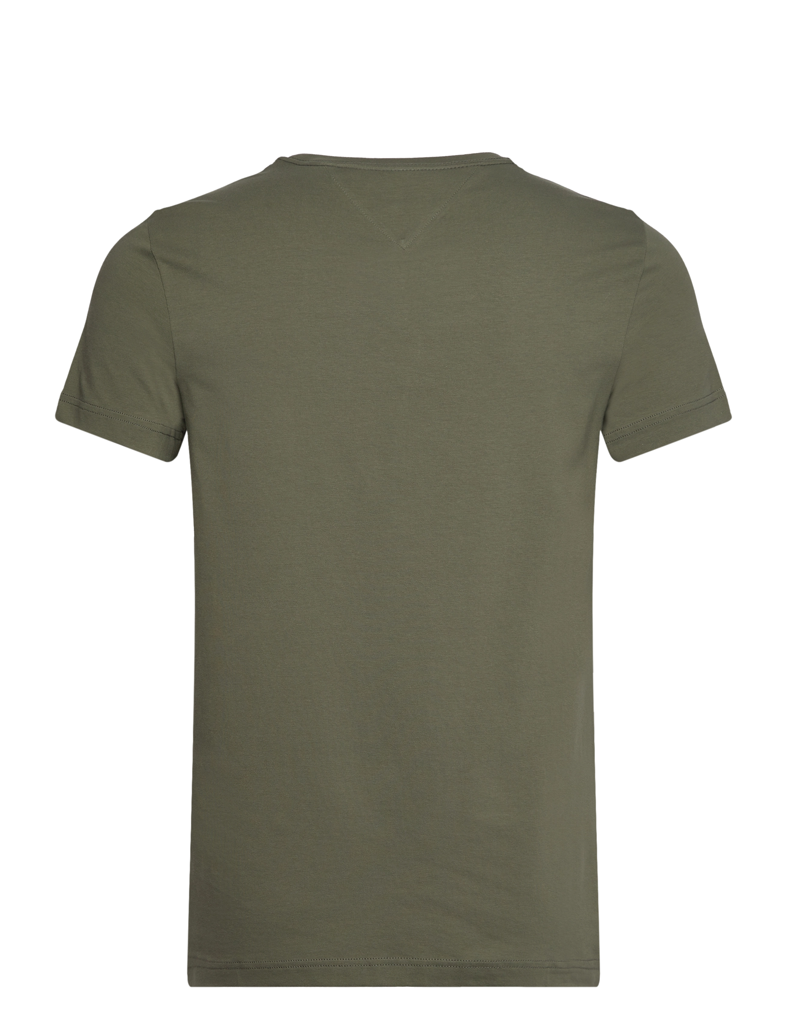 Tommy Hilfiger - STRETCH SLIM FIT TEE - kurzärmelig - battle green - 1