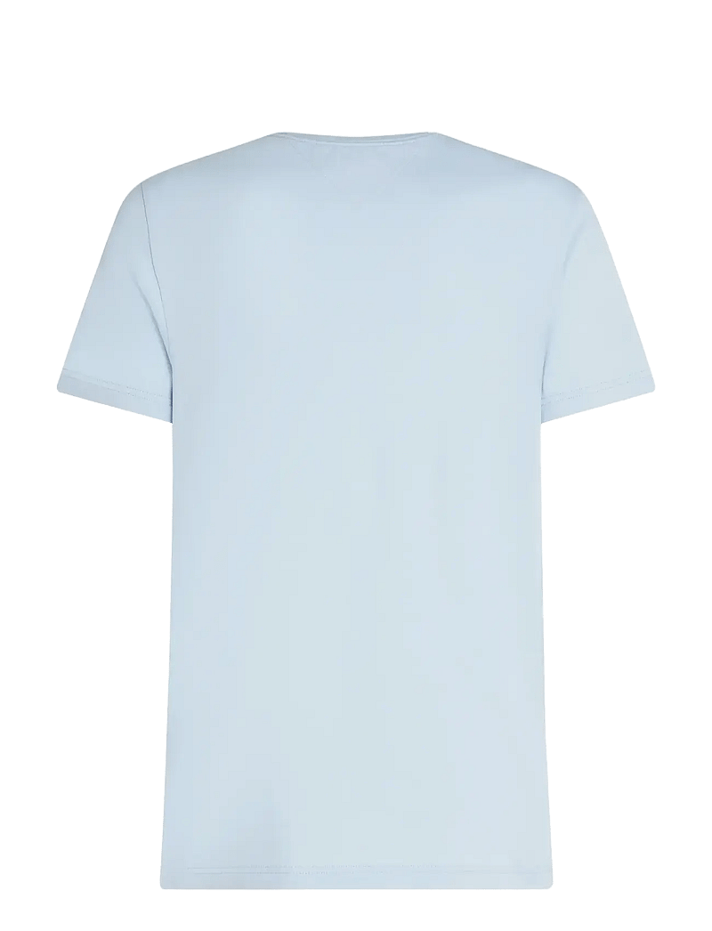 Tommy Hilfiger - STRETCH SLIM FIT TEE - kortærmede t-shirts - breezy blue - 2