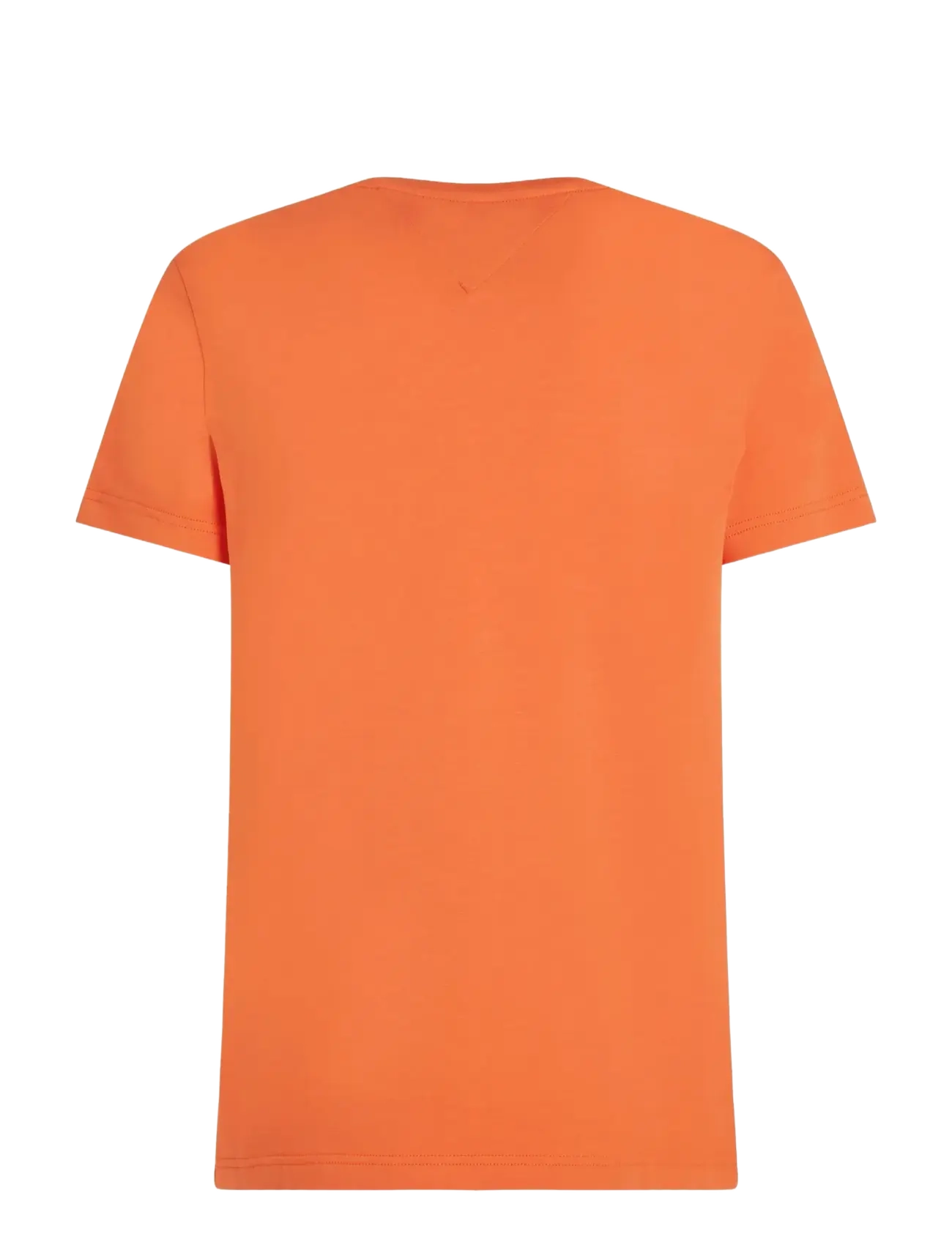 Tommy Hilfiger - STRETCH SLIM FIT TEE - short-sleeved t-shirts - brilliant orange - 2