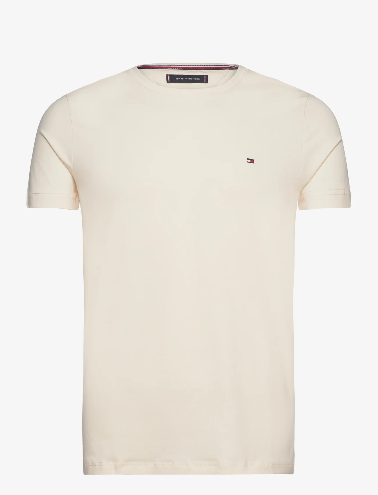 Tommy Hilfiger - STRETCH SLIM FIT TEE - t-shirts à manches courtes - calico - 0