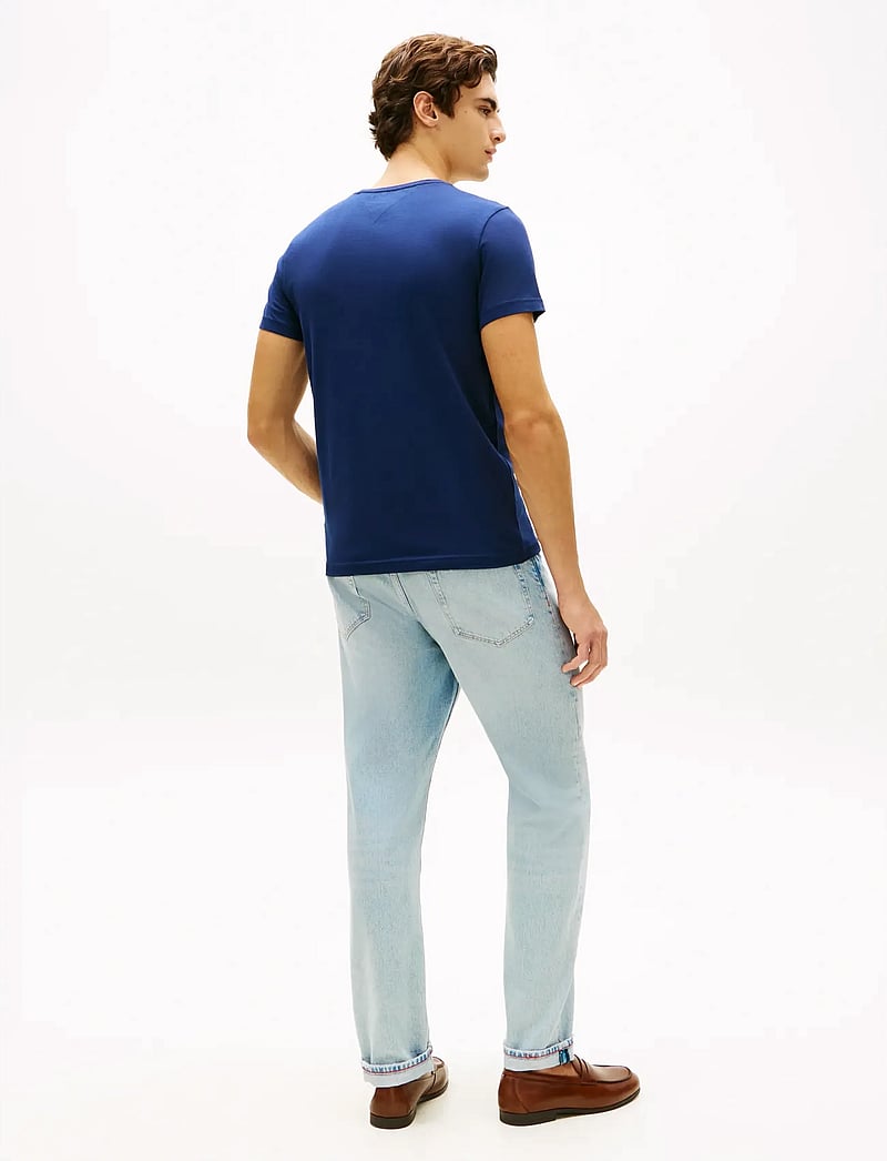 Tommy Hilfiger - STRETCH SLIM FIT TEE - kortærmede t-shirts - carbon navy - 2