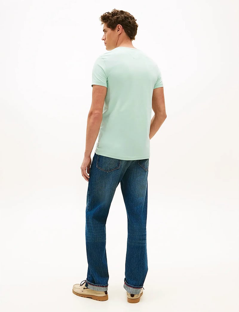 Tommy Hilfiger - STRETCH SLIM FIT TEE - kurzärmelig - crushed mint - 2