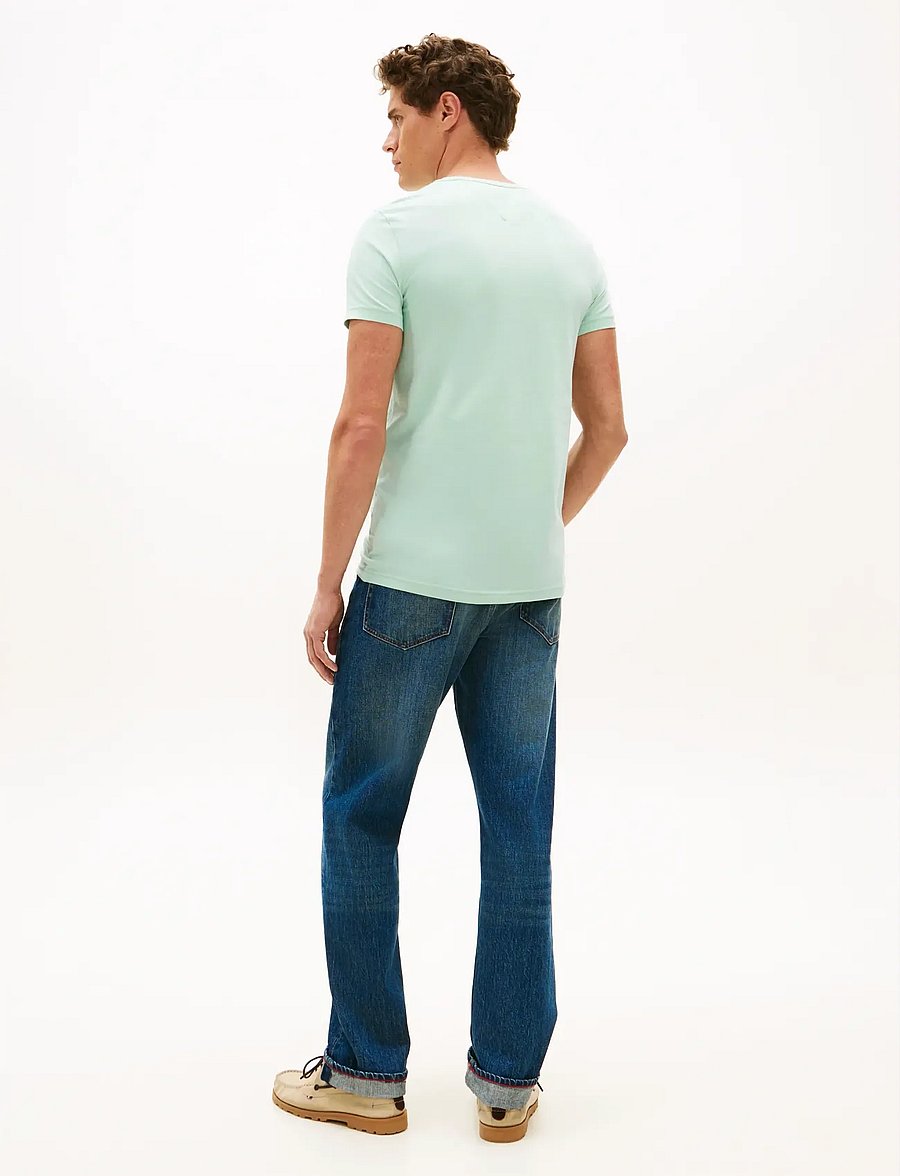 Tommy Hilfiger - STRETCH SLIM FIT TEE - kurzärmelig - crushed mint - 2