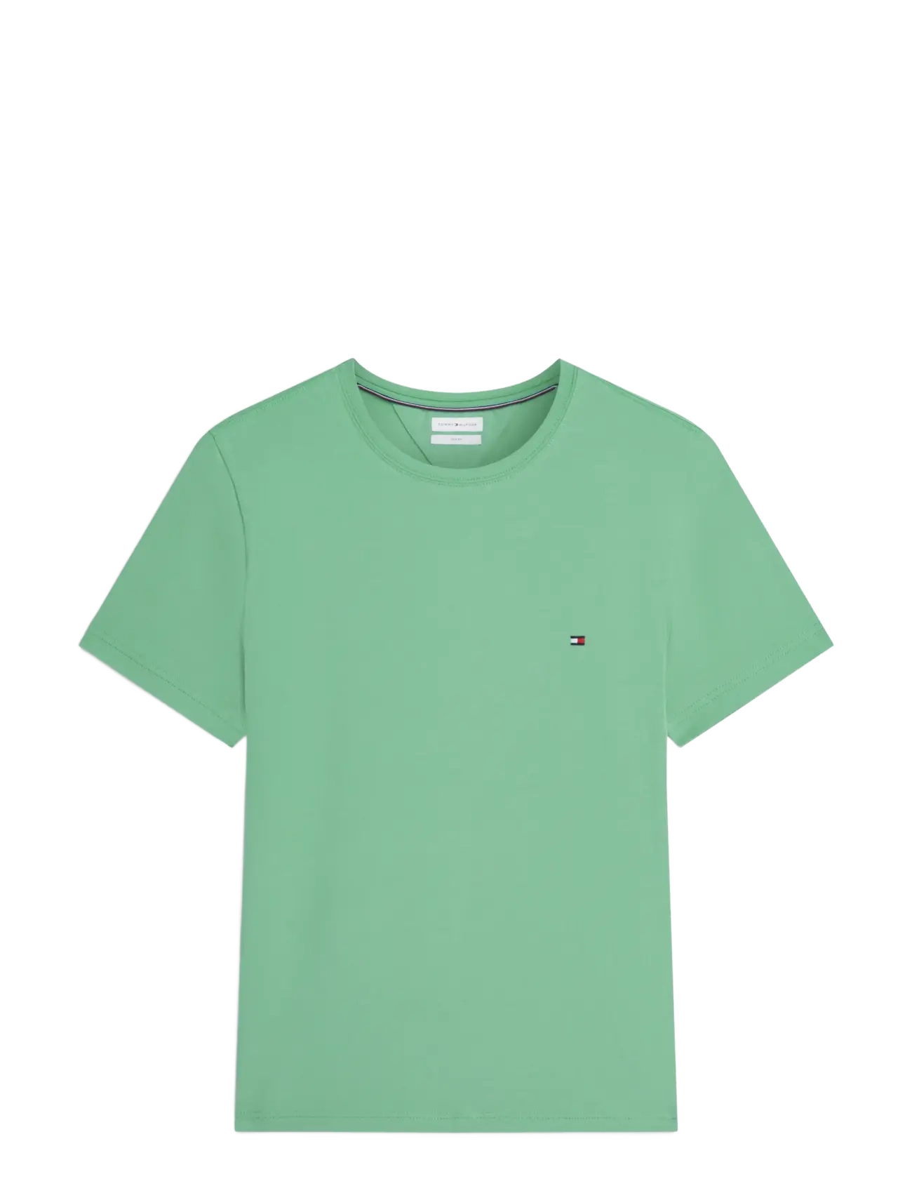TOMMY HILFIGER Stretch Slim Fit Tee Grün - L - Herren