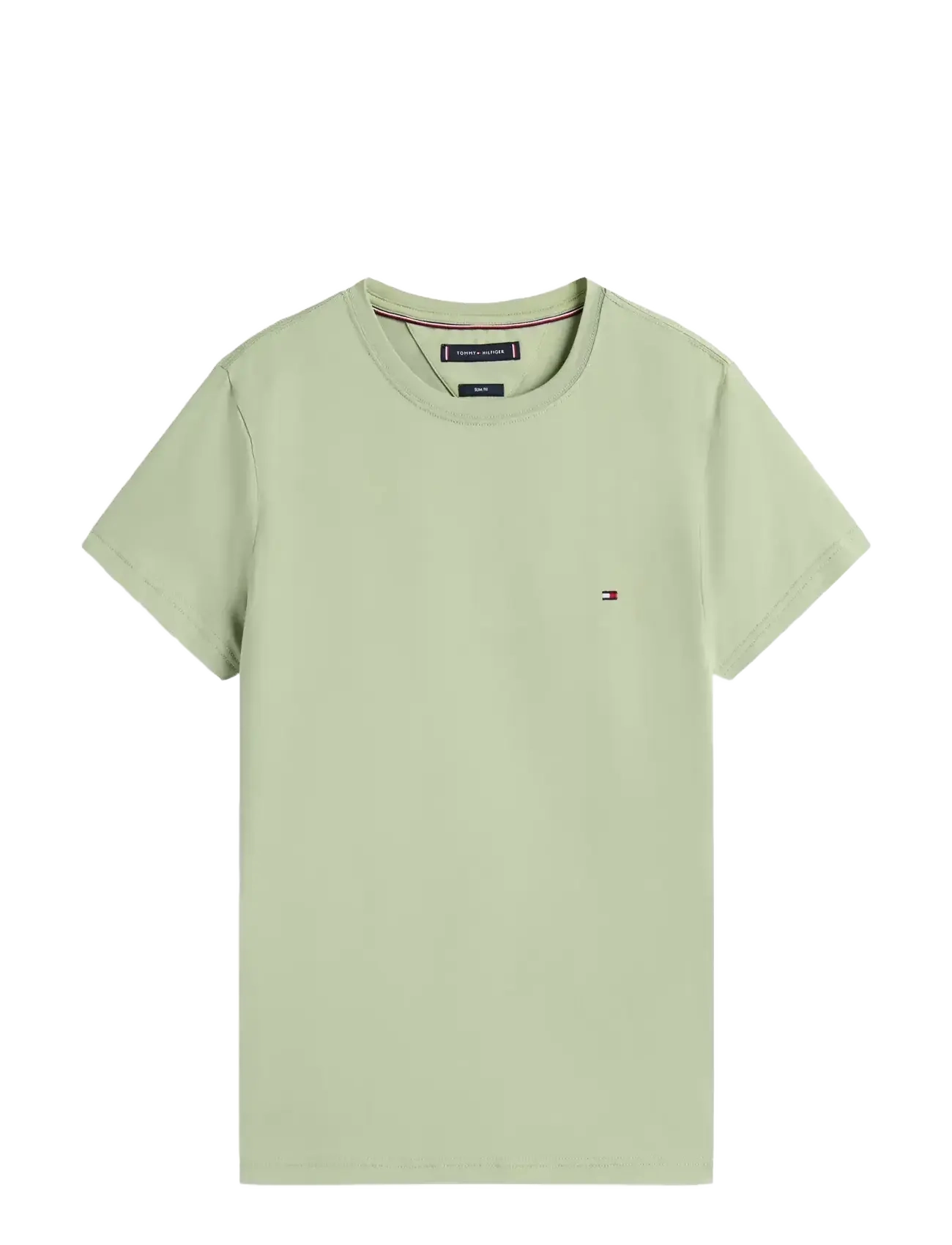 STRETCH SLIM FIT TEE - EARTH SAGE