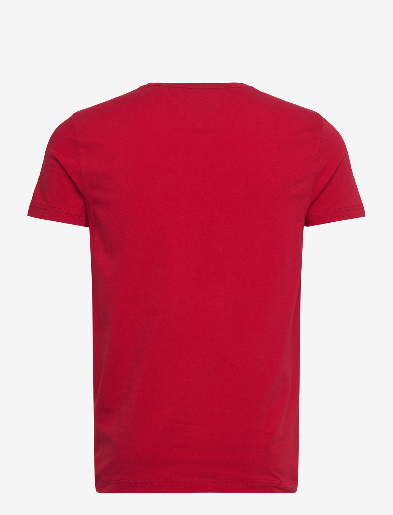 Tommy Hilfiger - STRETCH SLIM FIT TEE - kortärmade t-shirts - medium red - 2