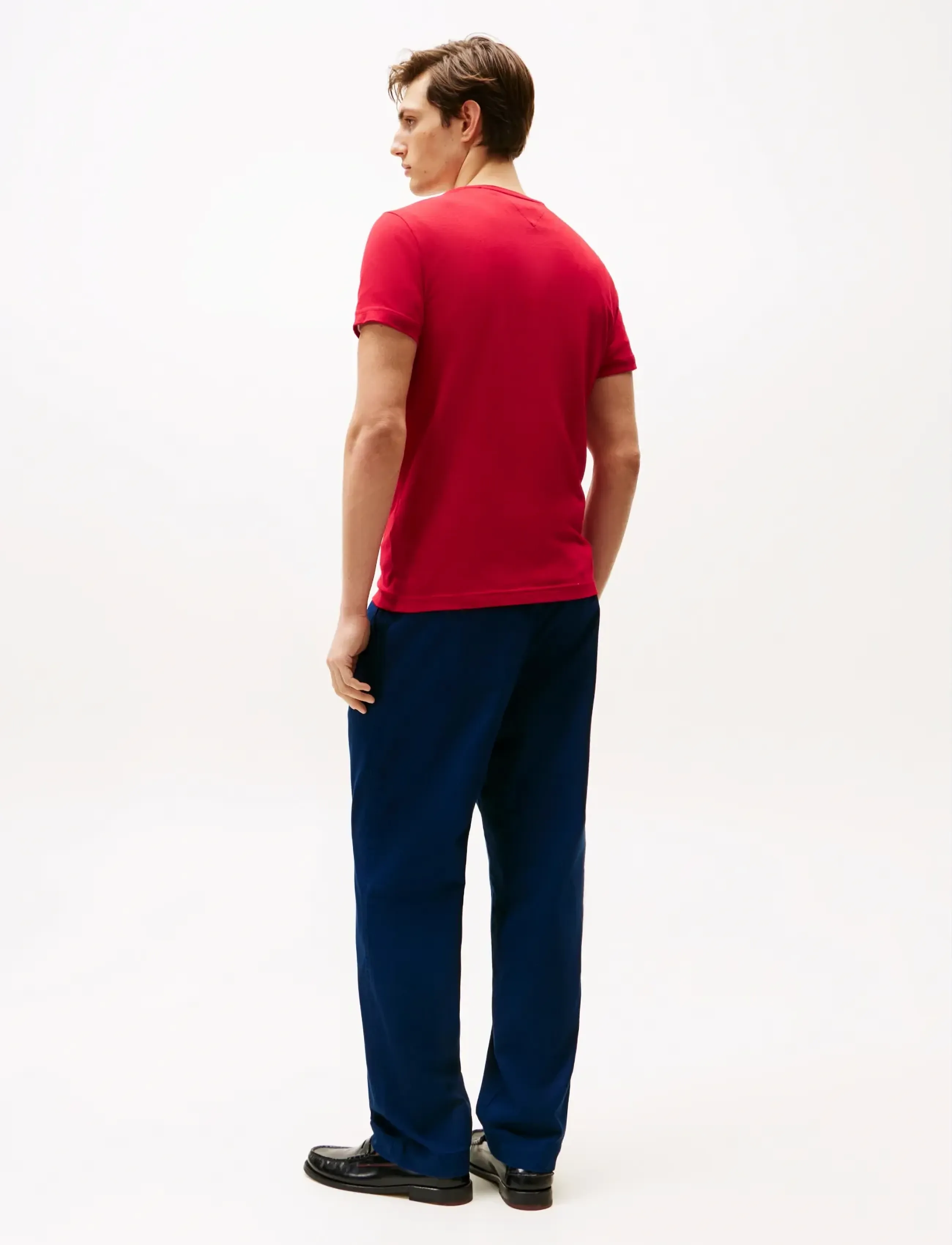 Tommy Hilfiger - STRETCH SLIM FIT TEE - kurzärmelig - medium red - 3
