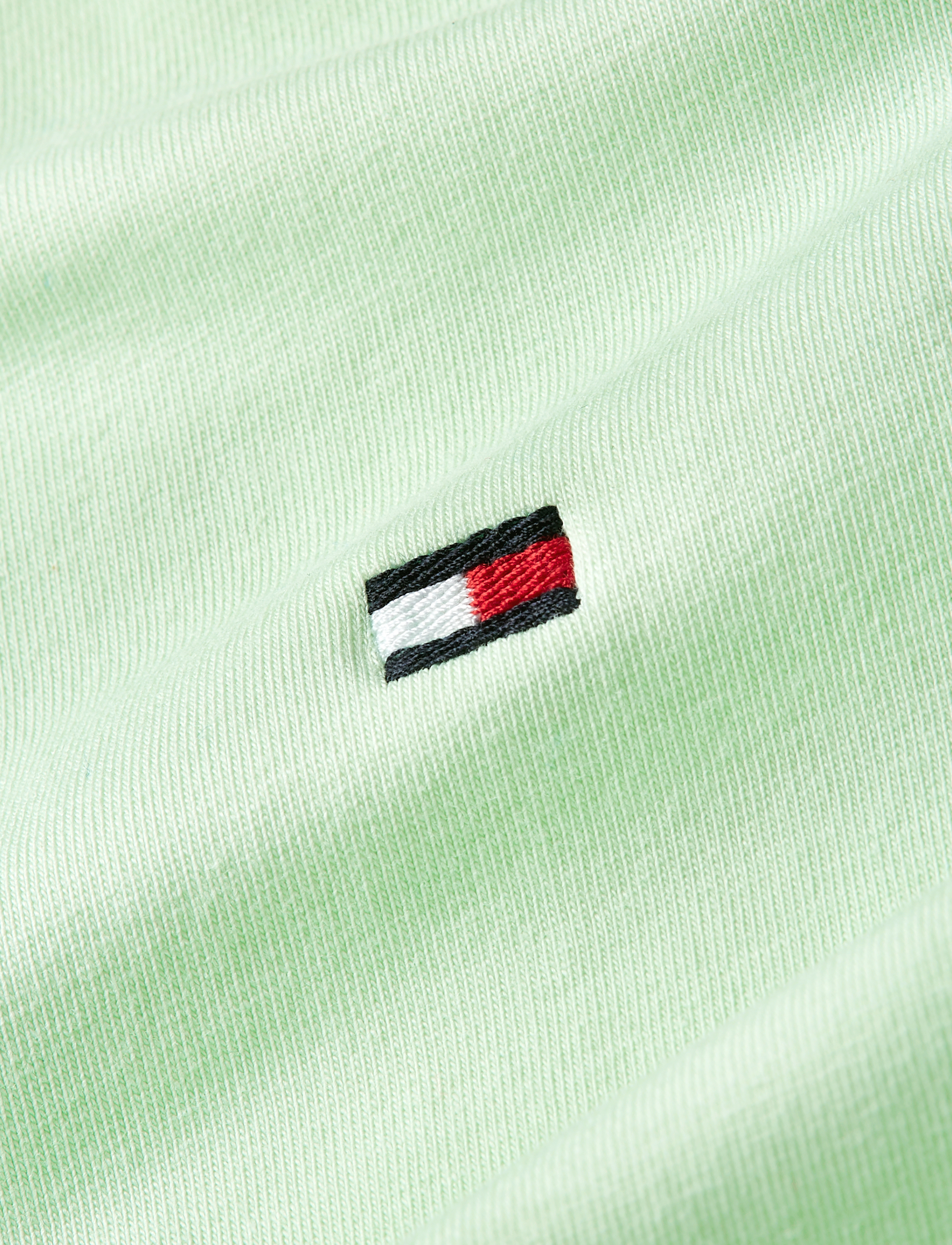 Tommy Hilfiger - STRETCH SLIM FIT TEE - stutterma bolir - opal green - 5