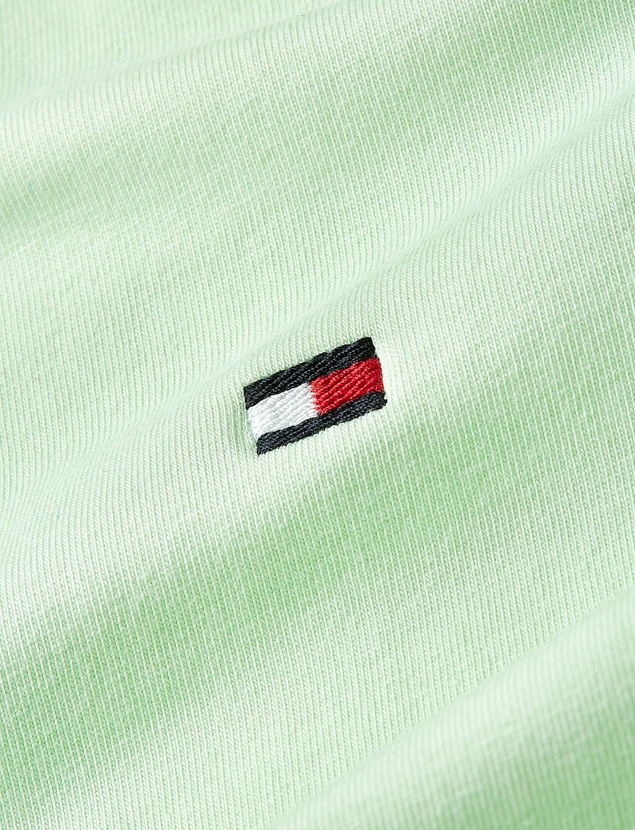 Tommy Hilfiger - STRETCH SLIM FIT TEE - stutterma bolir - opal green - 5
