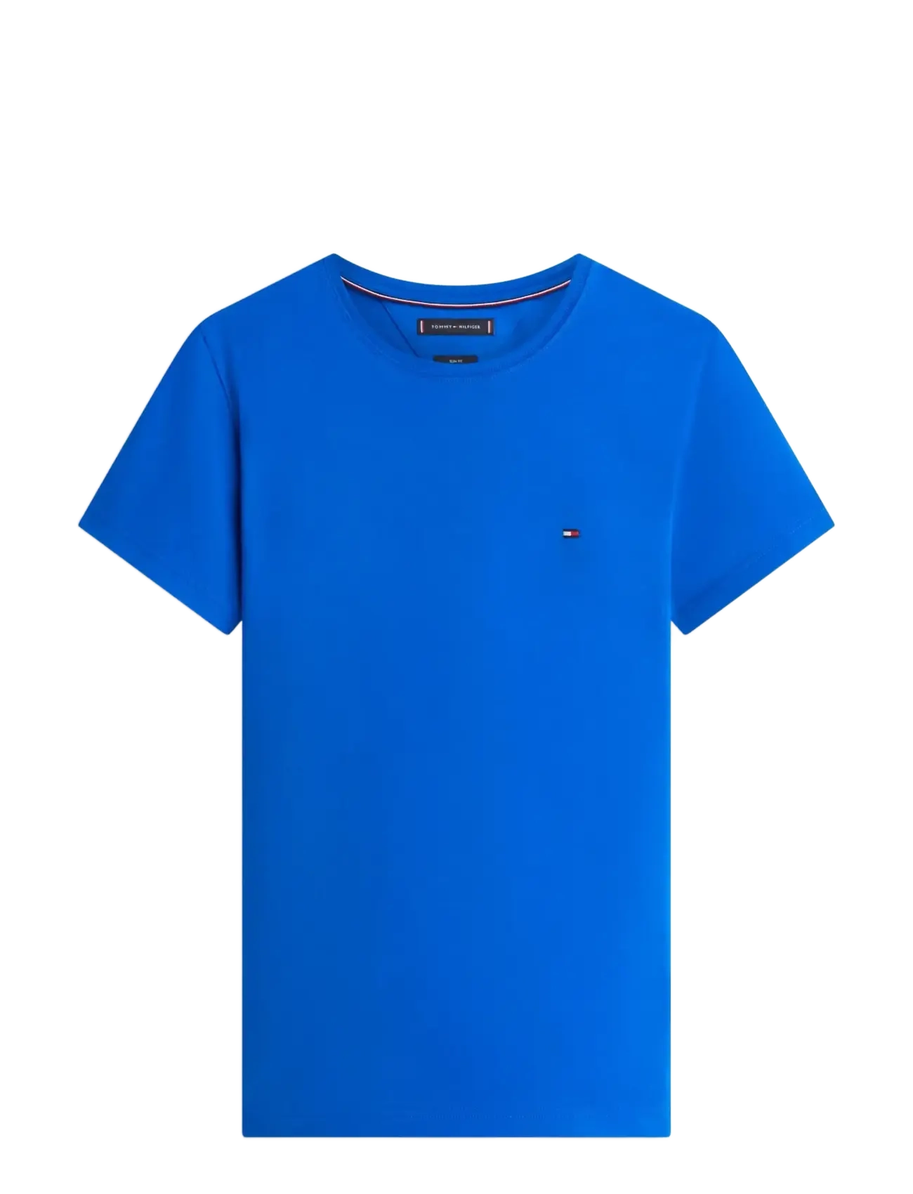 TOMMY HILFIGER Stretch Slim Fit Tee Blau - S - Herren