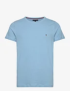 STRETCH SLIM FIT TEE - SLEEPY BLUE