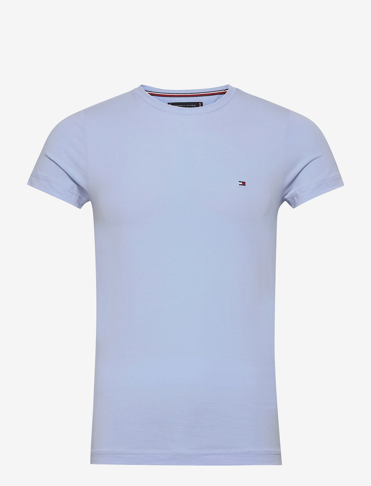 Tommy Hilfiger - STRETCH SLIM FIT TEE - sügisesed riided - sweet blue - 0