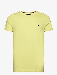 Tommy Hilfiger - STRETCH SLIM FIT TEE - basic t-shirts - yellow tulip - 0