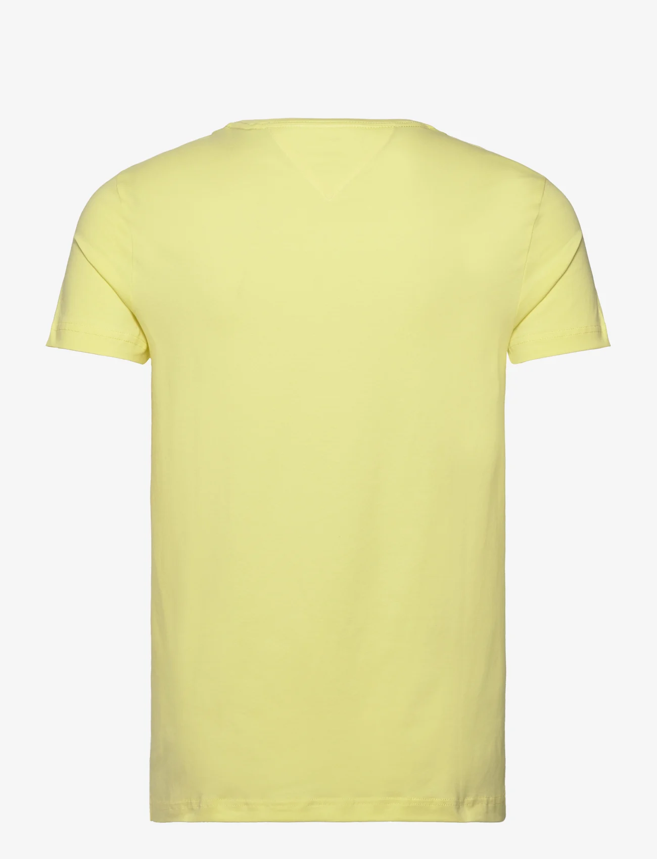 Tommy Hilfiger - STRETCH SLIM FIT TEE - basic t-shirts - yellow tulip - 1
