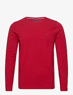 STRETCH SLIM FIT LONG SLEEVE TEE, Tommy Hilfiger