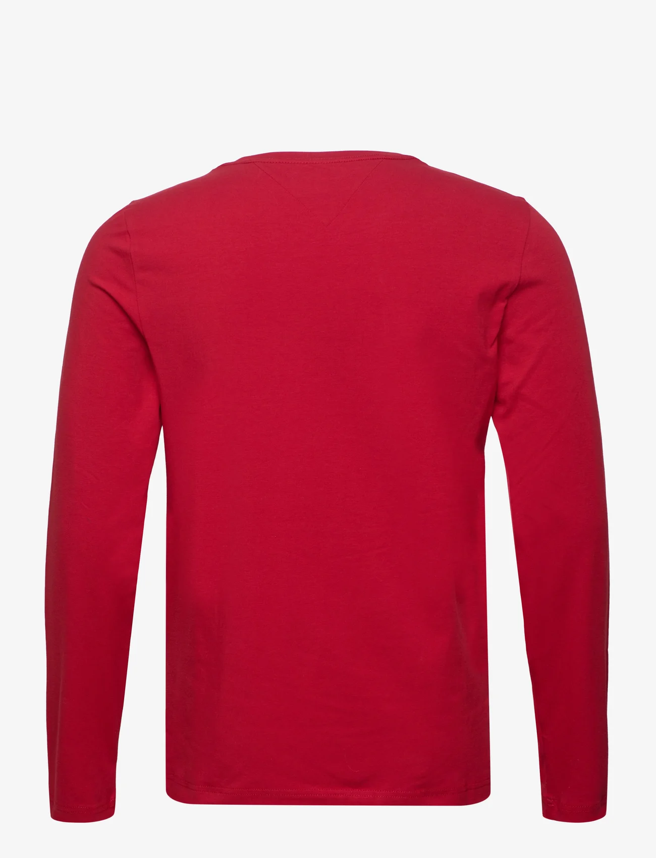 Tommy Hilfiger - STRETCH SLIM FIT LONG SLEEVE TEE - basic t-shirts - arizona red - 1