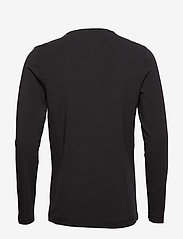Tommy Hilfiger - STRETCH SLIM FIT LONG SLEEVE TEE - långärmade t-shirts - black - 2