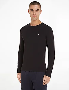 STRETCH SLIM FIT LONG SLEEVE TEE, Tommy Hilfiger