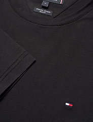 Tommy Hilfiger - STRETCH SLIM FIT LONG SLEEVE TEE - långärmade t-shirts - black - 5