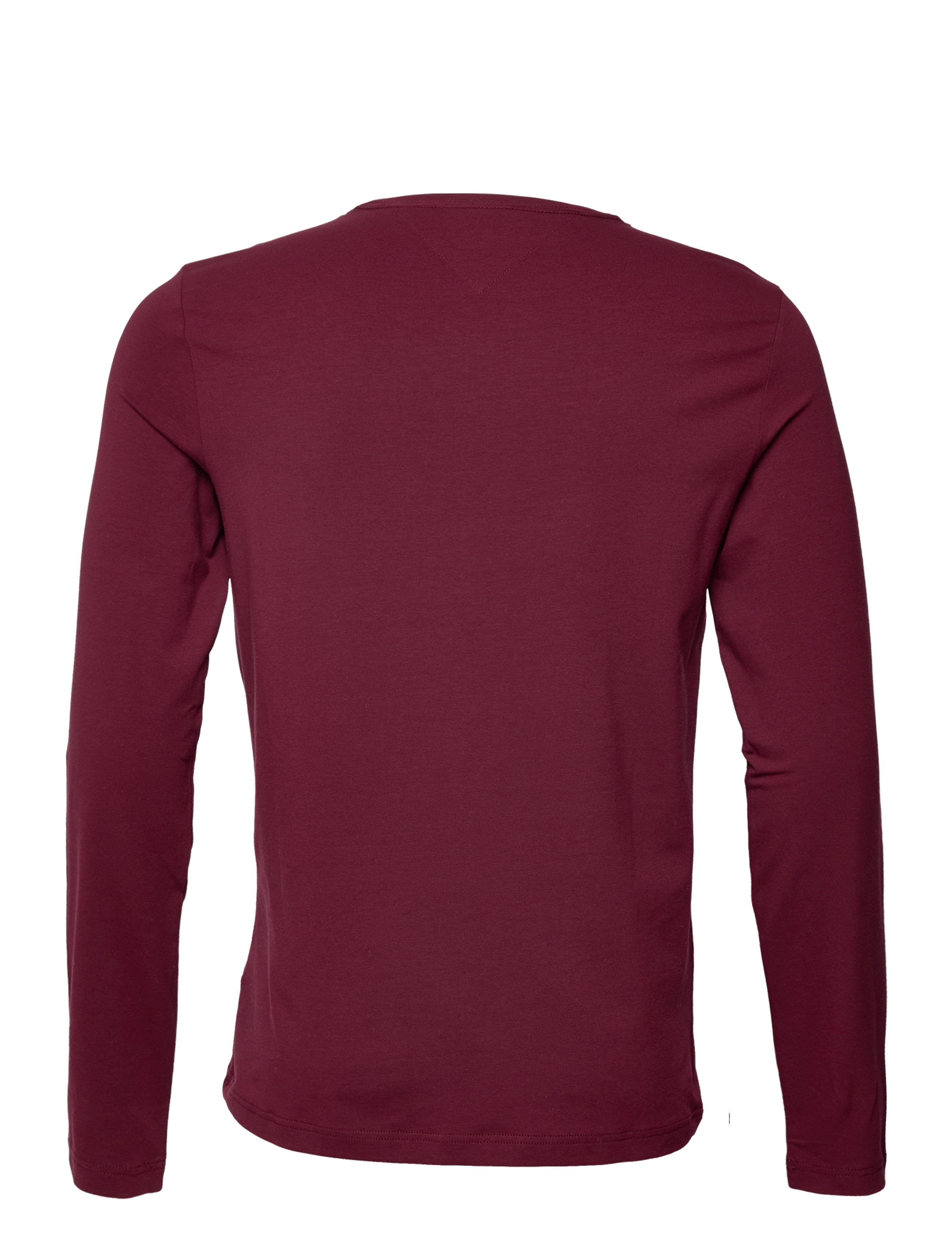 Tommy Hilfiger - STRETCH SLIM FIT LONG SLEEVE TEE - burgundy - 1