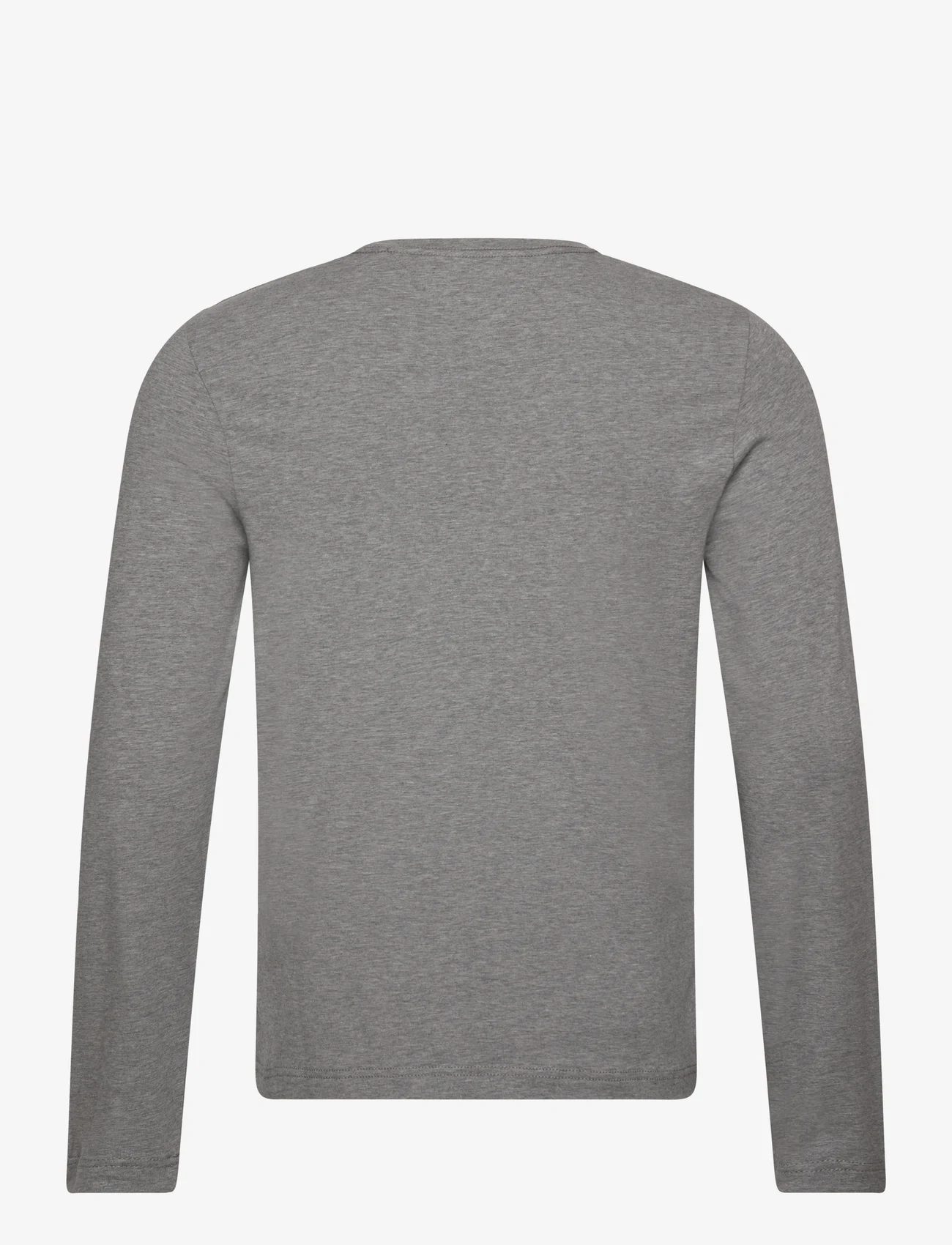 Tommy Hilfiger - STRETCH SLIM FIT LONG SLEEVE TEE - basic t-shirts - medium grey heather - 1